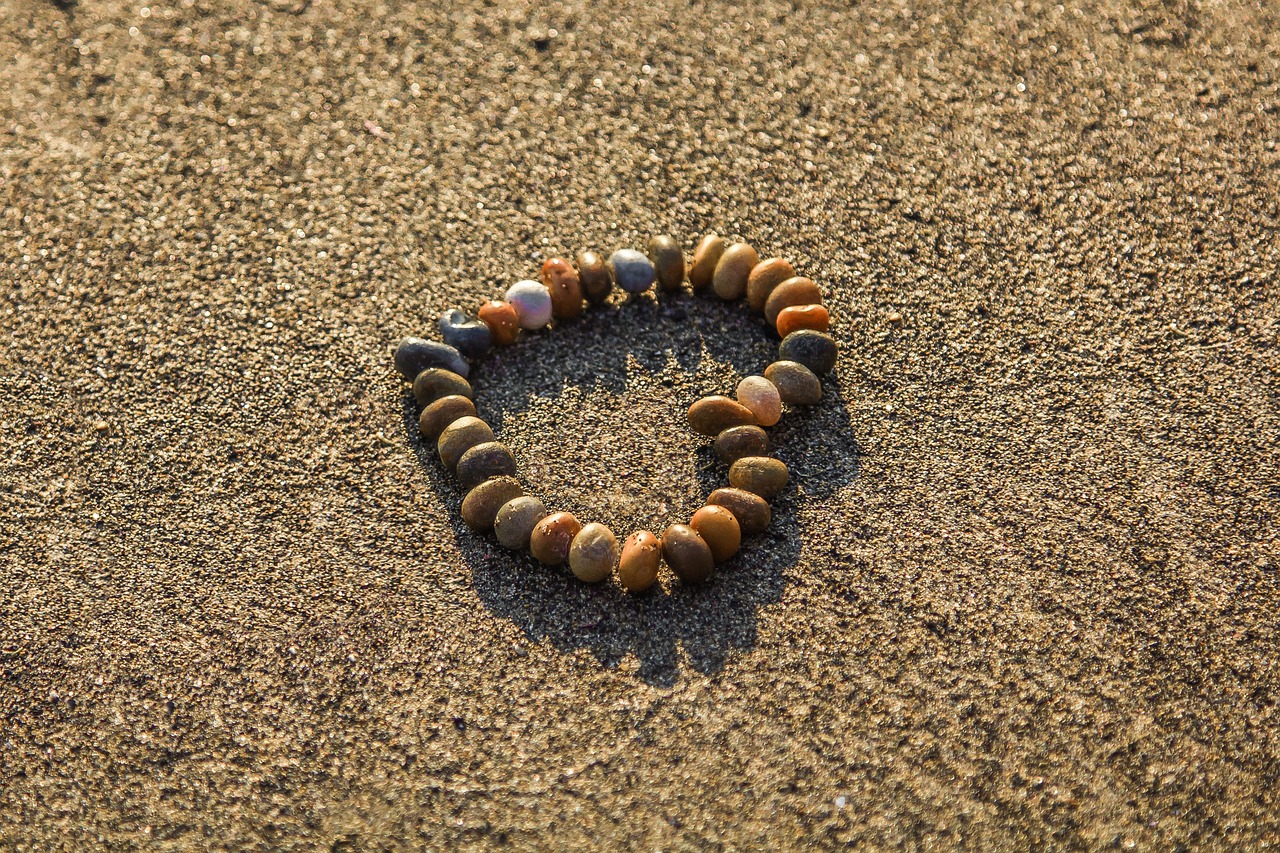 heart, pebbles, sand-1407248.jpg